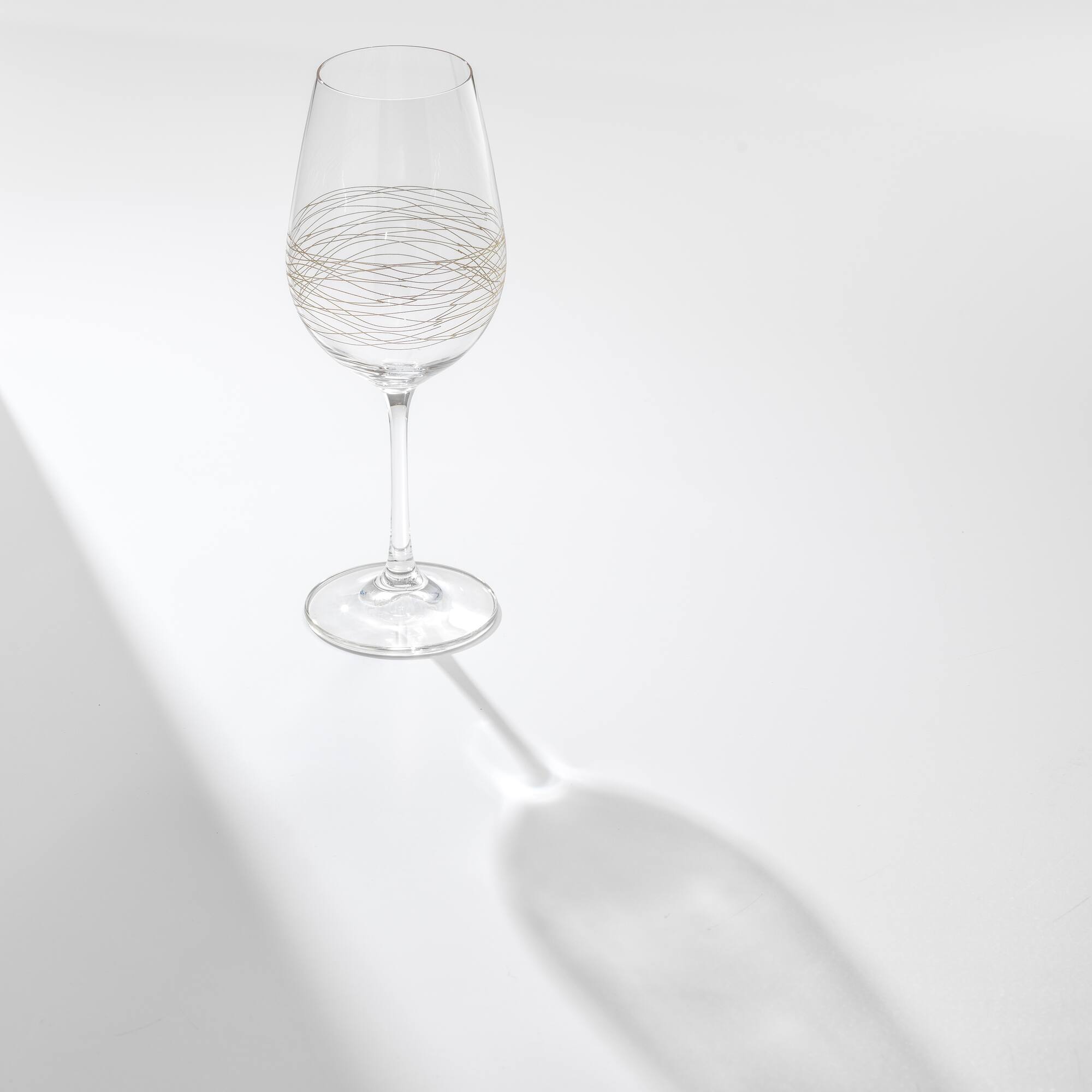 JoyJolt® Golden Royale 17oz. Crystal Red Wine Glasses, 2ct.